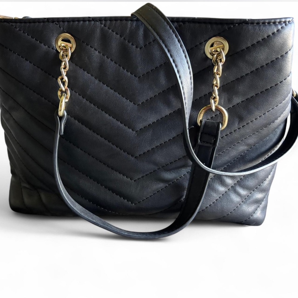Black Quilted Purse